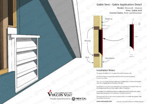 Stucco Gable Vent