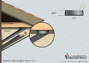 Retro-fit continuous soffit vents- continuous vents