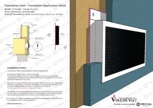 Stucco Foundation Vent