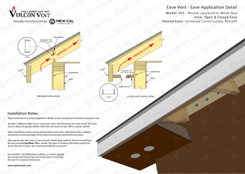 Round Eave Vent